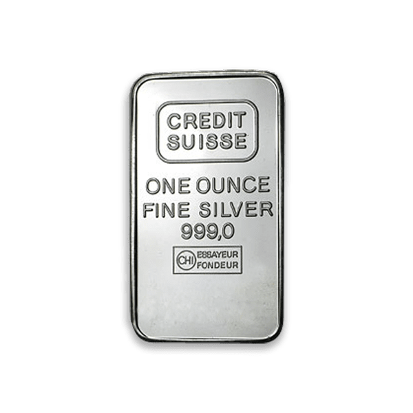 Credit Suisse Silver Bars | Gulfcoast Coin & Jewelry