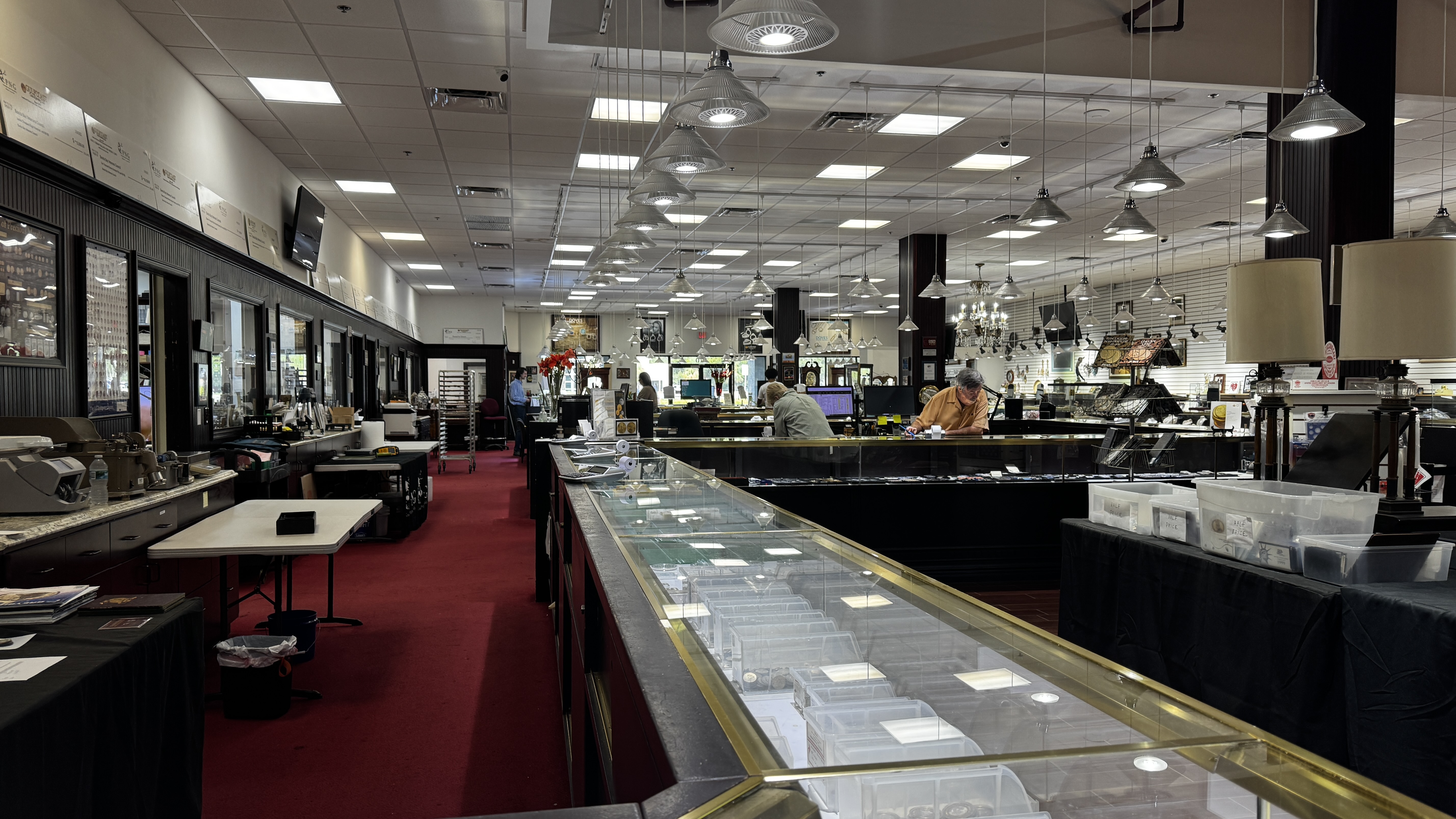Coin and precious metals department at Gulf Coast Coin and Jewelry Fort Myers