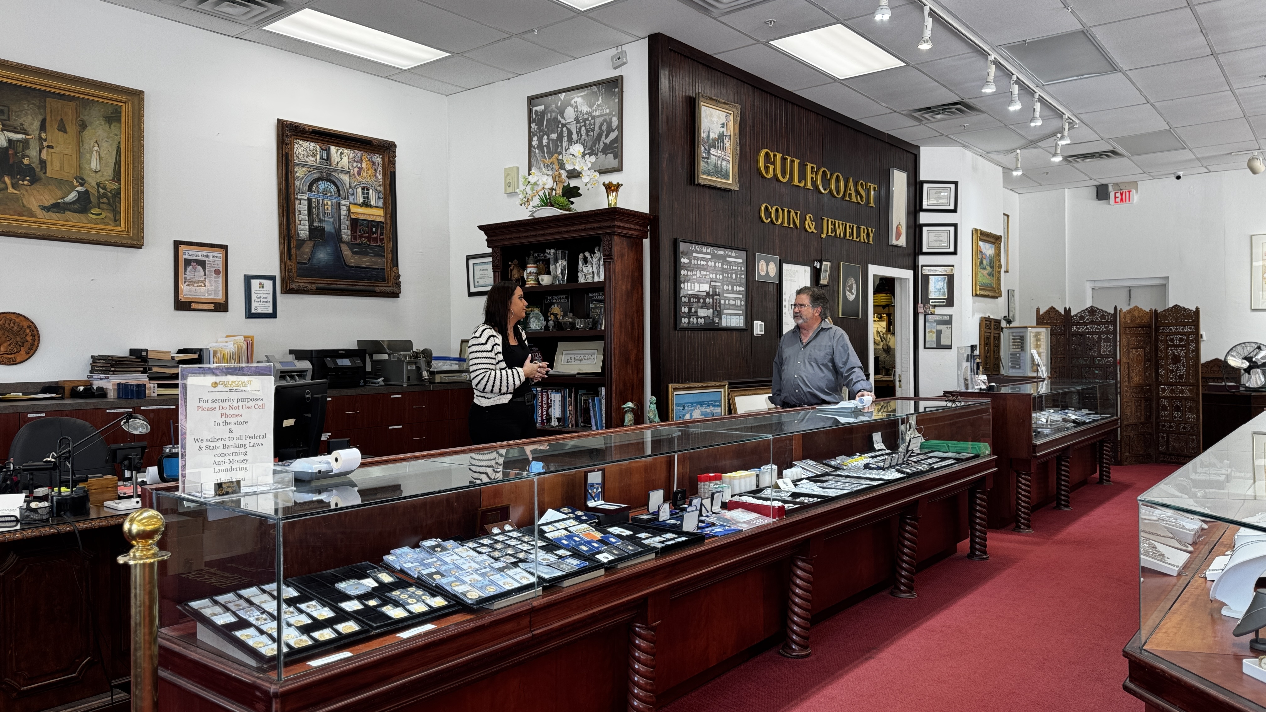 Gulf Coast Coin and Jewelry coin shop