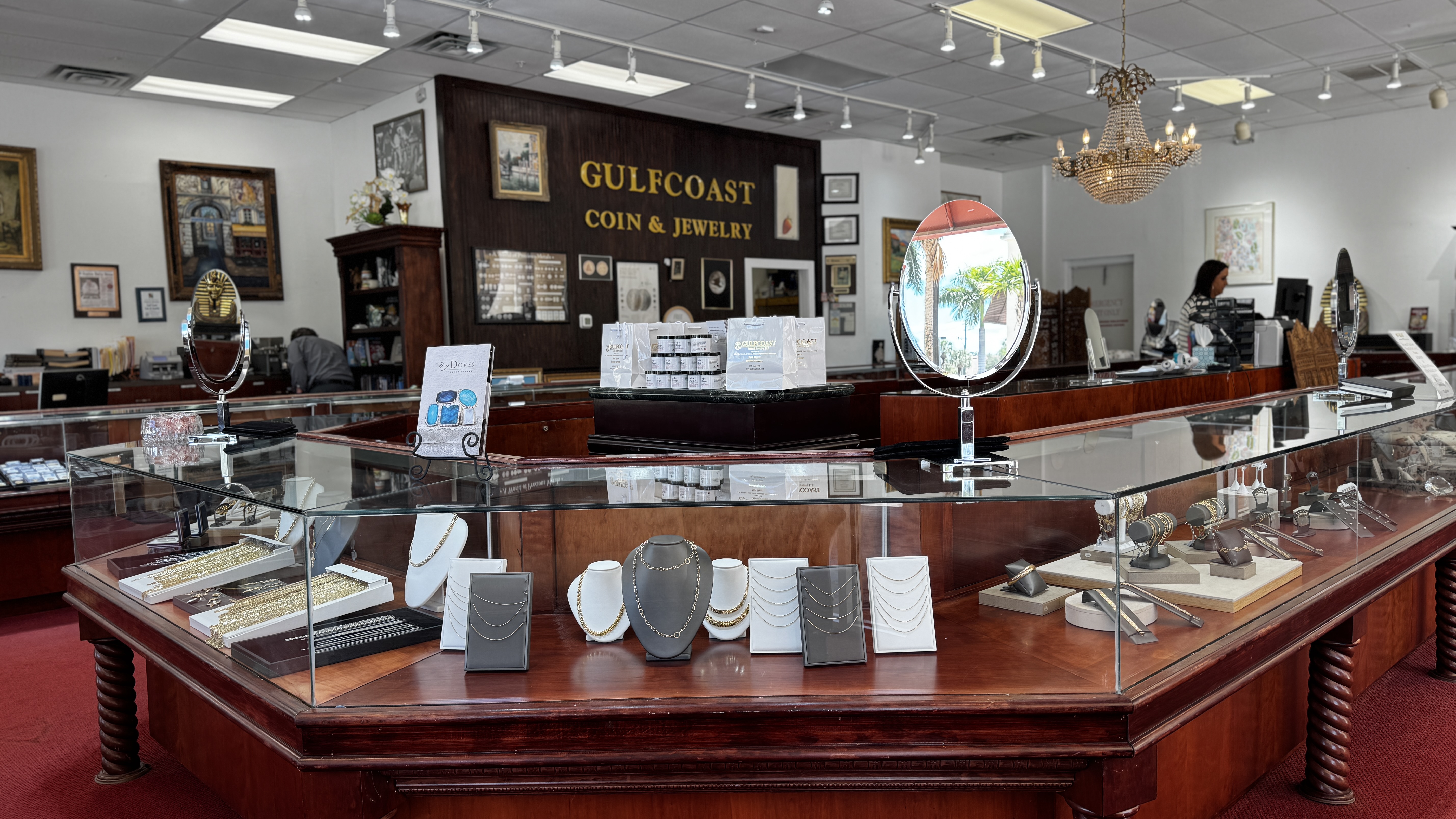 Jewelry selection at Gulf Coast Coin and Jewelry Bonita Springs