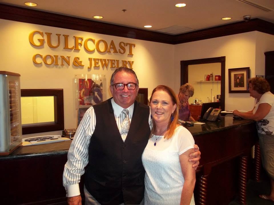 Mike and Denise Joyce at Gulf Coast Coin and Jewelry