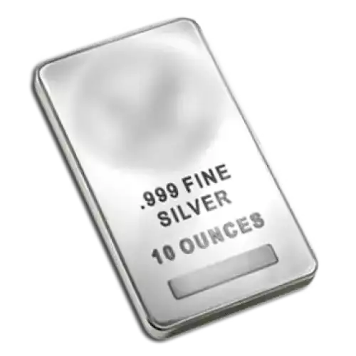 10 Ounce Generic Silver Bar | .999 Silver Bar - Gulfcoast Coin u0026 Jewelry