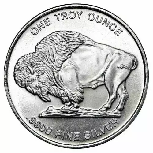 1oz Republic Metals Silver Buffalo Round