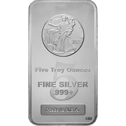 5oz Generic Silver Bar (5)