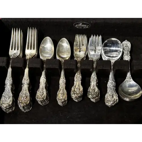 Francis I Sterling Flatware Service for twelve sterling flatware set by Reed & Barton. (6)