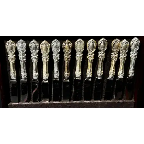 Francis I Sterling Flatware Service for twelve sterling flatware set by Reed & Barton. (3)