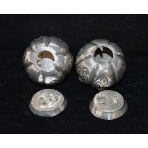 sterling salt and pepper shakers (3)