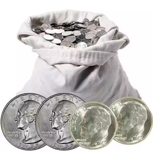 US 90% Silver Coinage - Pre 1965 - Dimes & Quarters (1)